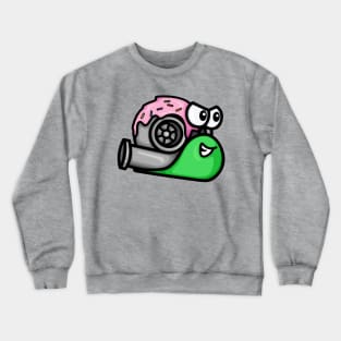 Turbo Snail - Blue and Pink Donut Crewneck Sweatshirt